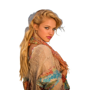 Blonde Beach Model V5 Vinyl Car Decal Sticker – Waterproof & UV-Resistant 8"
