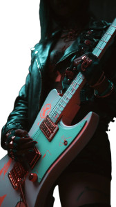 Metal Singing Cat Vinyl Car Decal Sticker – Waterproof & UV-Resistant 8"