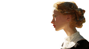 Woman And Robot Vinyl Car Decal Sticker – Waterproof & UV-Resistant 8"