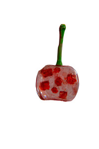 Cherry In Mouth Vinyl Car Decal Sticker – Waterproof & UV-Resistant 8"