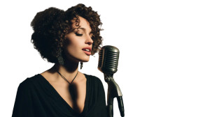 Gospel Vocalist Duo Vinyl Car Decal Sticker – Waterproof & UV-Resistant 8"