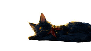 Indigo Cat Nap Vinyl Car Decal Sticker – Waterproof & UV-Resistant 8"