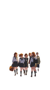 Schoolgirls Morning Walk Vinyl Car Decal Sticker – Waterproof & UV-Resistant 8" Schoolgirls Morning Walk Vinyl Car Decal Sticker – Waterproof & UV-Resistant 8"