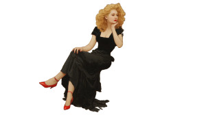 Golden-Haired Woman Vinyl Car Decal Sticker – Waterproof & UV-Resistant 8" Golden-Haired Woman Vinyl Car Decal Sticker – Waterproof & UV-Resistant 8"