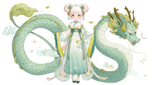 Dragon Girl Anime Vinyl Car Decal Sticker – Waterproof & UV-Resistant 8" Dragon Girl Anime Vinyl Car Decal Sticker – Waterproof & UV-Resistant 8"