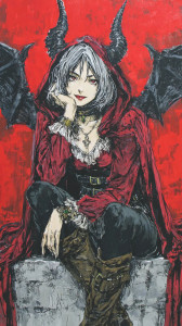 Dark Heroine Ranger Vinyl Car Decal Sticker – Waterproof & UV-Resistant 8"