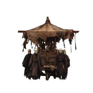 Menacing Pagan Procession Vinyl Car Decal Sticker – Waterproof & UV-Resistant 8"