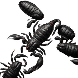 Scorpion Swarm Vinyl Car Decal Sticker – Waterproof & UV-Resistant 8"
