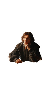 Copernicus Portrait Vinyl Car Decal Sticker – Waterproof & UV-Resistant 8"