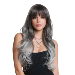 Model With Wig Vinyl Car Decal Sticker – Waterproof & UV-Resistant 8"