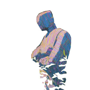 Abstract Humanoids Vinyl Car Decal Sticker – Waterproof & UV-Resistant 8"