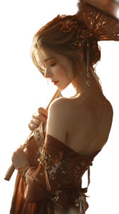 Tang Dynasty Beauty V9 Vinyl Car Decal Sticker – Waterproof & UV-Resistant 8"