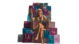 Joyful Shopping Throne Vinyl Car Decal Sticker – Waterproof & UV-Resistant 8"