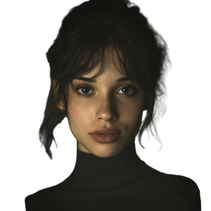 Maya Portrait Vinyl Car Decal Sticker – Waterproof & UV-Resistant 8"