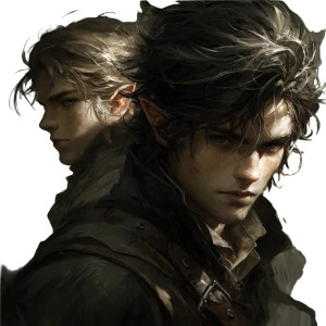 Elven Companions Vinyl Car Decal Sticker – Waterproof & UV-Resistant 8"