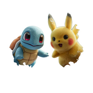 Squirtle And Pikachu Vinyl Car Decal Sticker – Waterproof & UV-Resistant 8" Squirtle And Pikachu Vinyl Car Decal Sticker – Waterproof & UV-Resistant 8"