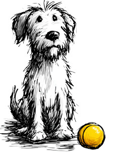 Expectant Mutt Vinyl Car Decal Sticker – Waterproof & UV-Resistant 8"