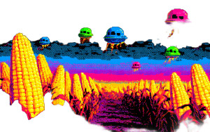 Space Invaders Ghost Vinyl Car Decal Sticker – Waterproof & UV-Resistant 8"