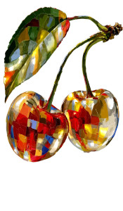 Disco Ball Cherries V4 Vinyl Car Decal Sticker – Waterproof & UV-Resistant 8"