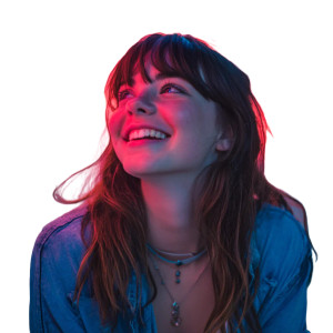 Laughing Girl Vinyl Car Decal Sticker – Waterproof & UV-Resistant 8" Laughing Girl Vinyl Car Decal Sticker – Waterproof & UV-Resistant 8"