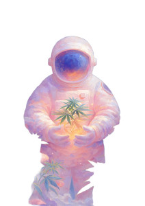 Astronaut And Alien V2 Vinyl Car Decal Sticker – Waterproof & UV-Resistant 8"