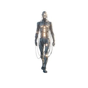 Lithium-Evolved Humanoid Vinyl Car Decal Sticker – Waterproof & UV-Resistant 8"