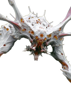 Alien Creature Concept V4 Vinyl Car Decal Sticker – Waterproof & UV-Resistant 8"