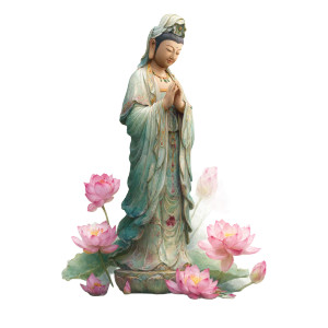 Quan Yin Portrait Vinyl Car Decal Sticker – Waterproof & UV-Resistant 8"