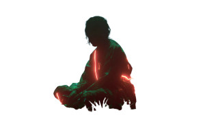 Glowing Forest Silhouette Vinyl Car Decal Sticker – Waterproof & UV-Resistant 8"