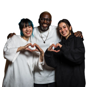 Heart Hands Group Vinyl Car Decal Sticker – Waterproof & UV-Resistant 8"