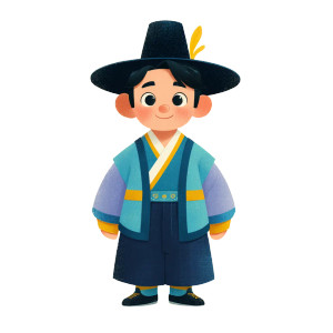 Cute Hanbok Cartoon Vinyl Car Decal Sticker – Waterproof & UV-Resistant 8" Cute Hanbok Cartoon Vinyl Car Decal Sticker – Waterproof & UV-Resistant 8"