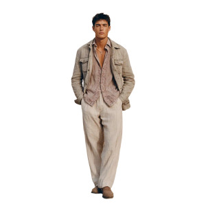 European Male Model V3 Vinyl Car Decal Sticker – Waterproof & UV-Resistant 8"