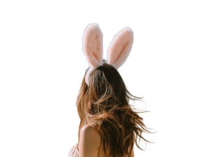 Desert Bunny Ears Vinyl Car Decal Sticker – Waterproof & UV-Resistant 8"