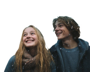 Happy Teenagers Umbrella Vinyl Car Decal Sticker – Waterproof & UV-Resistant 8"