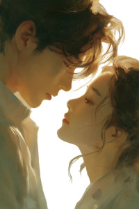 Romantic Fantasy Couple V4 Vinyl Car Decal Sticker – Waterproof & UV-Resistant 8"