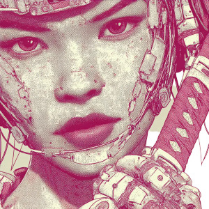 Cyberpunk Geisha Portrait V6 Vinyl Car Decal Sticker – Waterproof & UV-Resistant 8" Cyberpunk Geisha Portrait V6 Vinyl Car Decal Sticker – Waterproof & UV-Resistant 8"