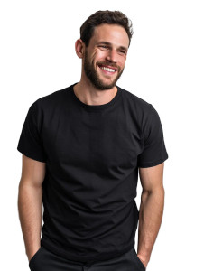 Smiling Man Profile Vinyl Car Decal Sticker – Waterproof & UV-Resistant 8"