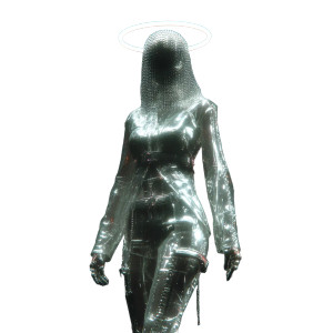 Cyber-Saint Model Vinyl Car Decal Sticker – Waterproof & UV-Resistant 8"