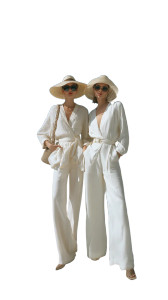 Elegant Models Santorini Vinyl Car Decal Sticker – Waterproof & UV-Resistant 8"