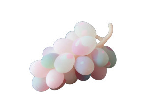 Grape Cluster Vinyl Car Decal Sticker – Waterproof & UV-Resistant 8"