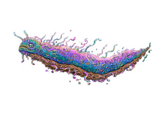 Giant Metaphysical Slug Vinyl Car Decal Sticker – Waterproof & UV-Resistant 8"