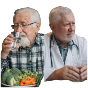 Elderly Health Reflection Vinyl Car Decal Sticker – Waterproof & UV-Resistant 8"