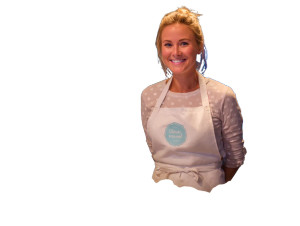 Woman At Cake Stall Vinyl Car Decal Sticker – Waterproof & UV-Resistant 8"