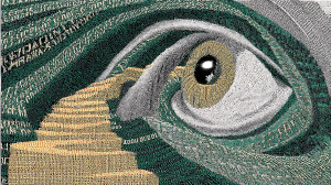 Cyberpunk Eye Study Vinyl Car Decal Sticker – Waterproof & UV-Resistant 8"