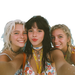 Nostalgic Pool Selfie Vinyl Car Decal Sticker – Waterproof & UV-Resistant 8"