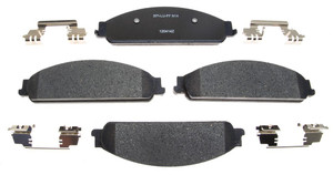 High-Quality Ceramic Brake Pads | Fits 2005-2009 Ford Taurus,Five Hundred, etc. | R-Line OE Replacement