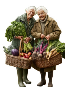 Harvesting Grandmothers Vinyl Car Decal Sticker – Waterproof & UV-Resistant 8"