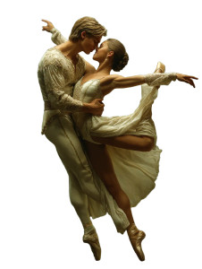 Ballet In Sky Vinyl Car Decal Sticker – Waterproof & UV-Resistant 8"