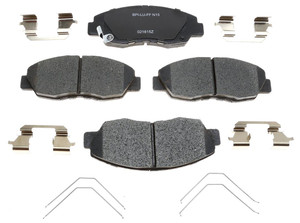 Fits 2012-2015 Honda Civic Raybestos Brakes Brake Pad MGD1578CH R-Line; OE Replacement; Ceramic; Includes Mounting Hardware