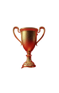 Golden Trophy V29 Vinyl Car Decal Sticker – Waterproof & UV-Resistant 8"